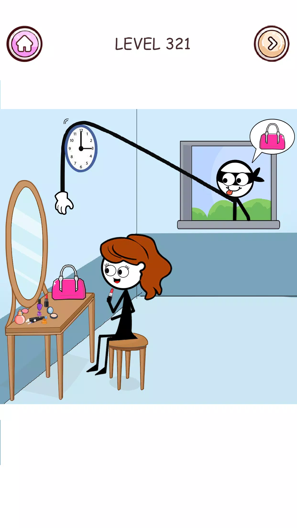Stick Robber: Brain Puzzle Schermafbeelding 0