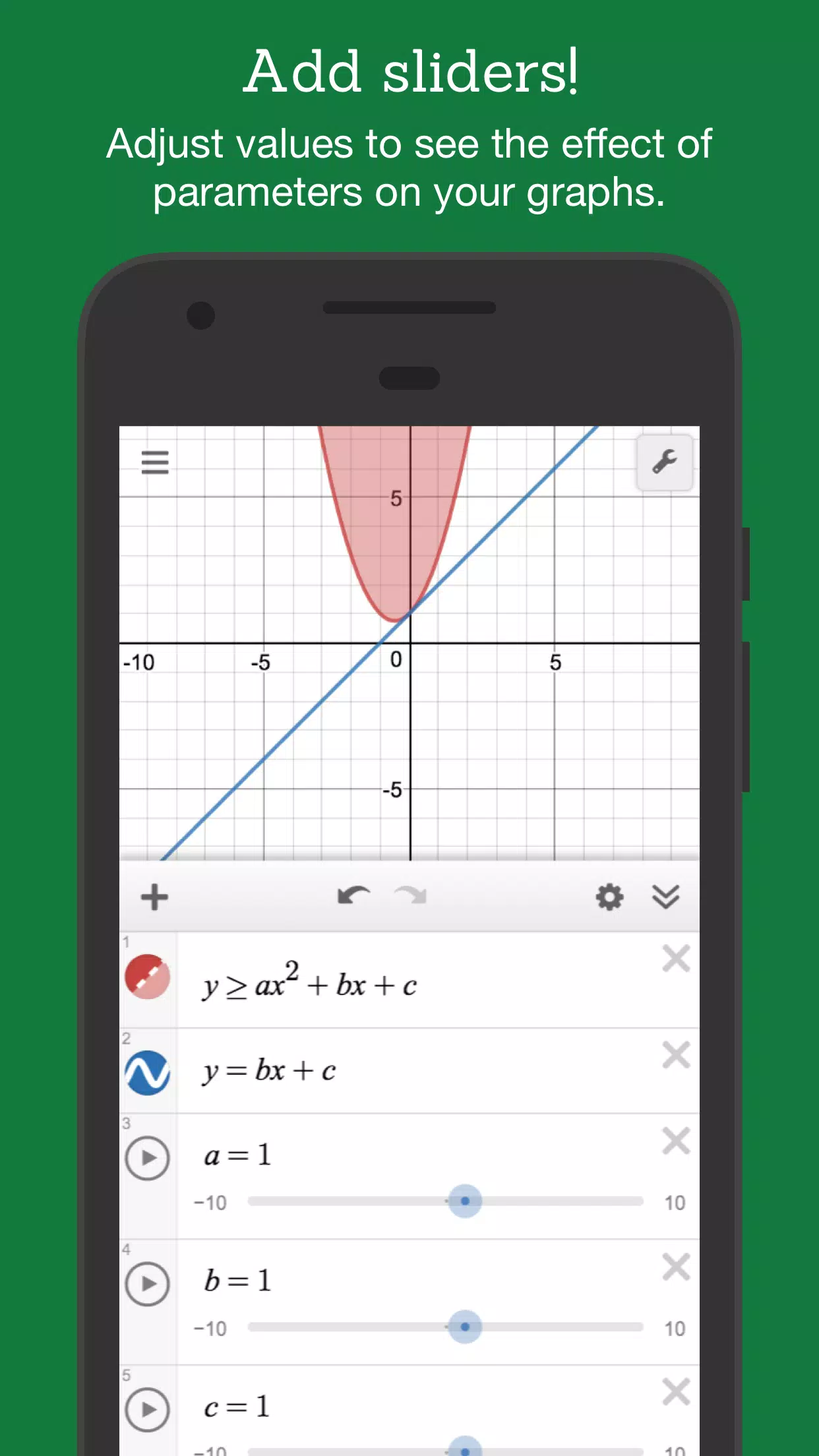 Desmos Zrzut ekranu 2