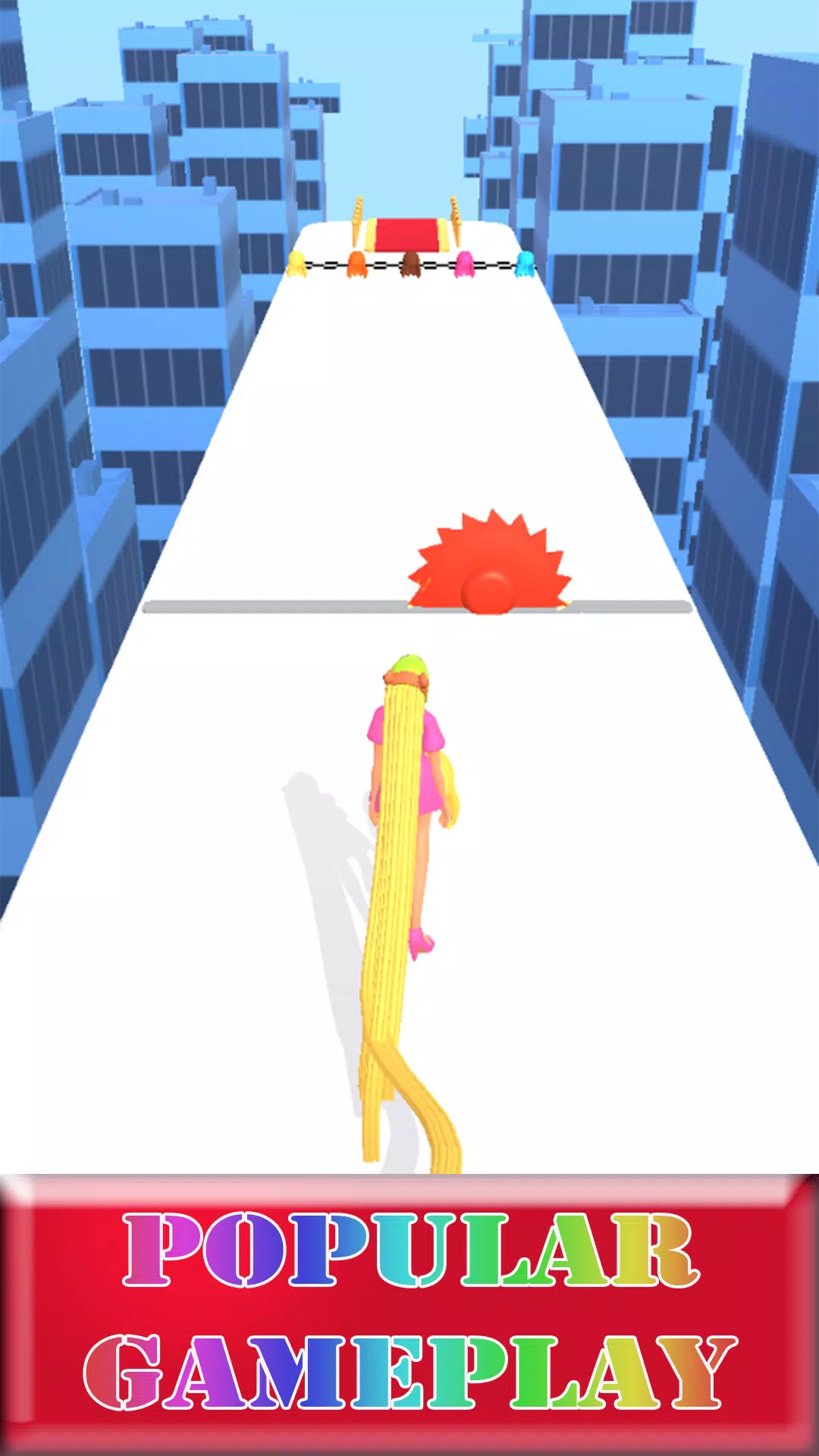 Hair Run 3D Ảnh chụp màn hình 1