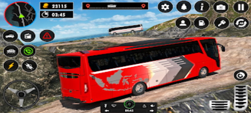 Coach Bus Simulator Offroad 3D স্ক্রিনশট 1