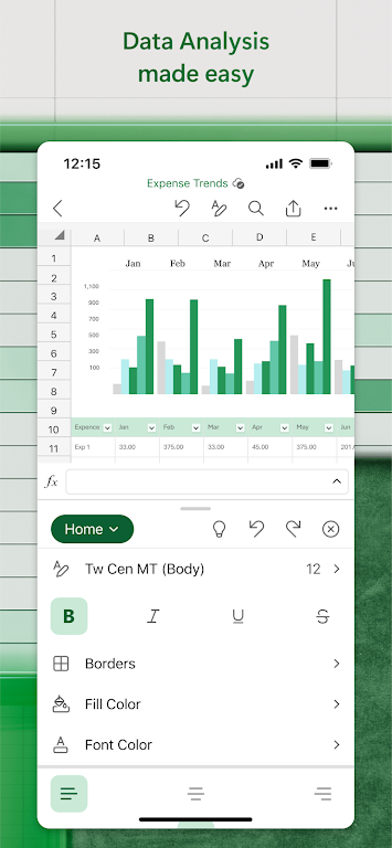 Microsoft Excel:電子表格