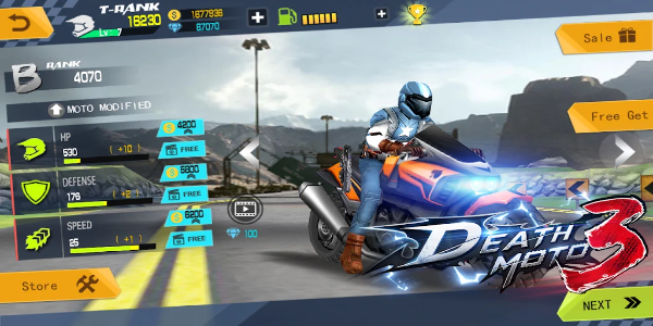 Death Moto 3 スクリーンショット 0
