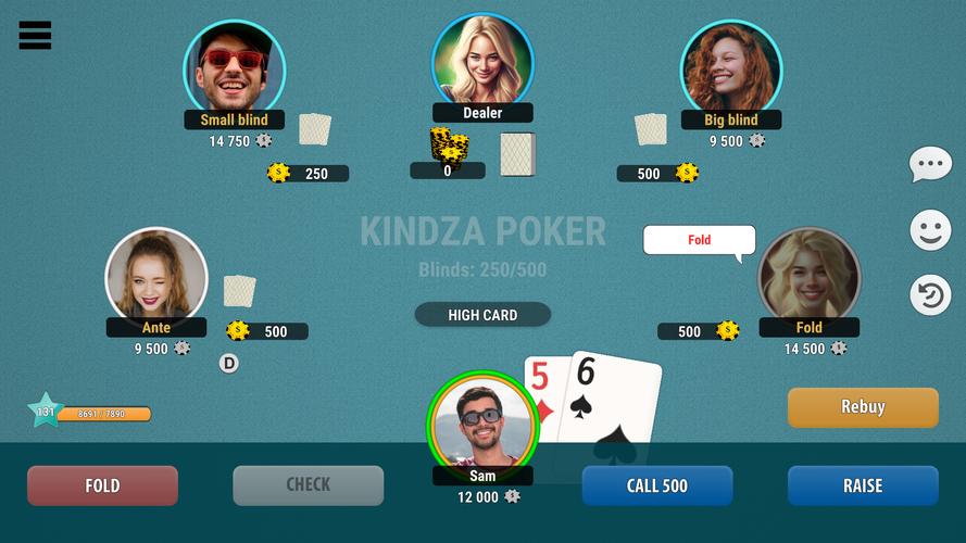 Kindza Poker স্ক্রিনশট 0