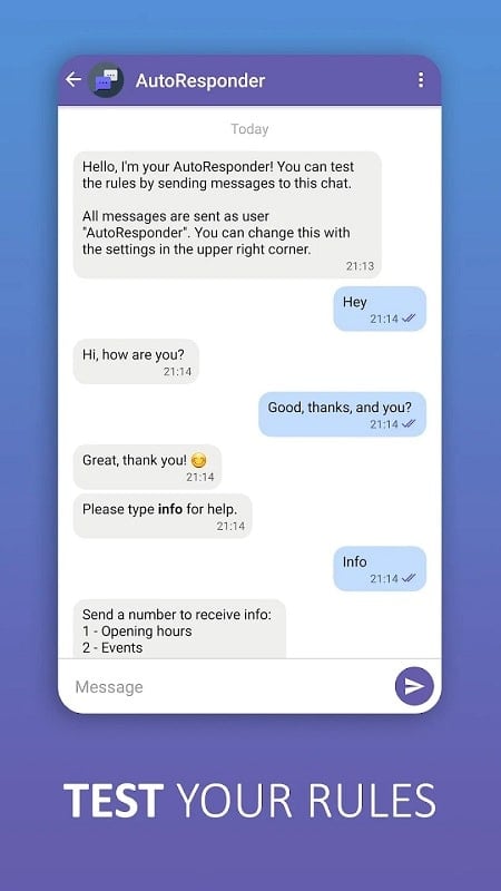 AutoResponder for VB স্ক্রিনশট 3