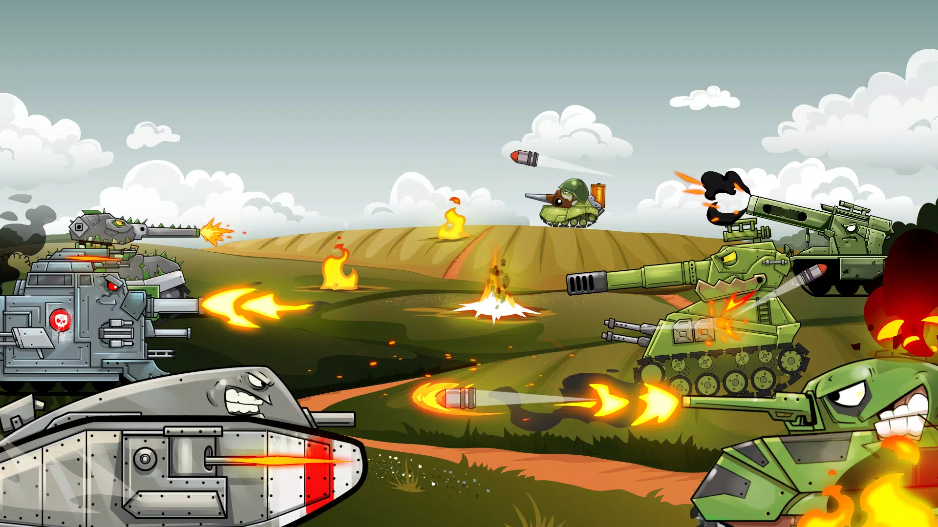 Merge Master Tanks: Tank wars ภาพหน้าจอ 1