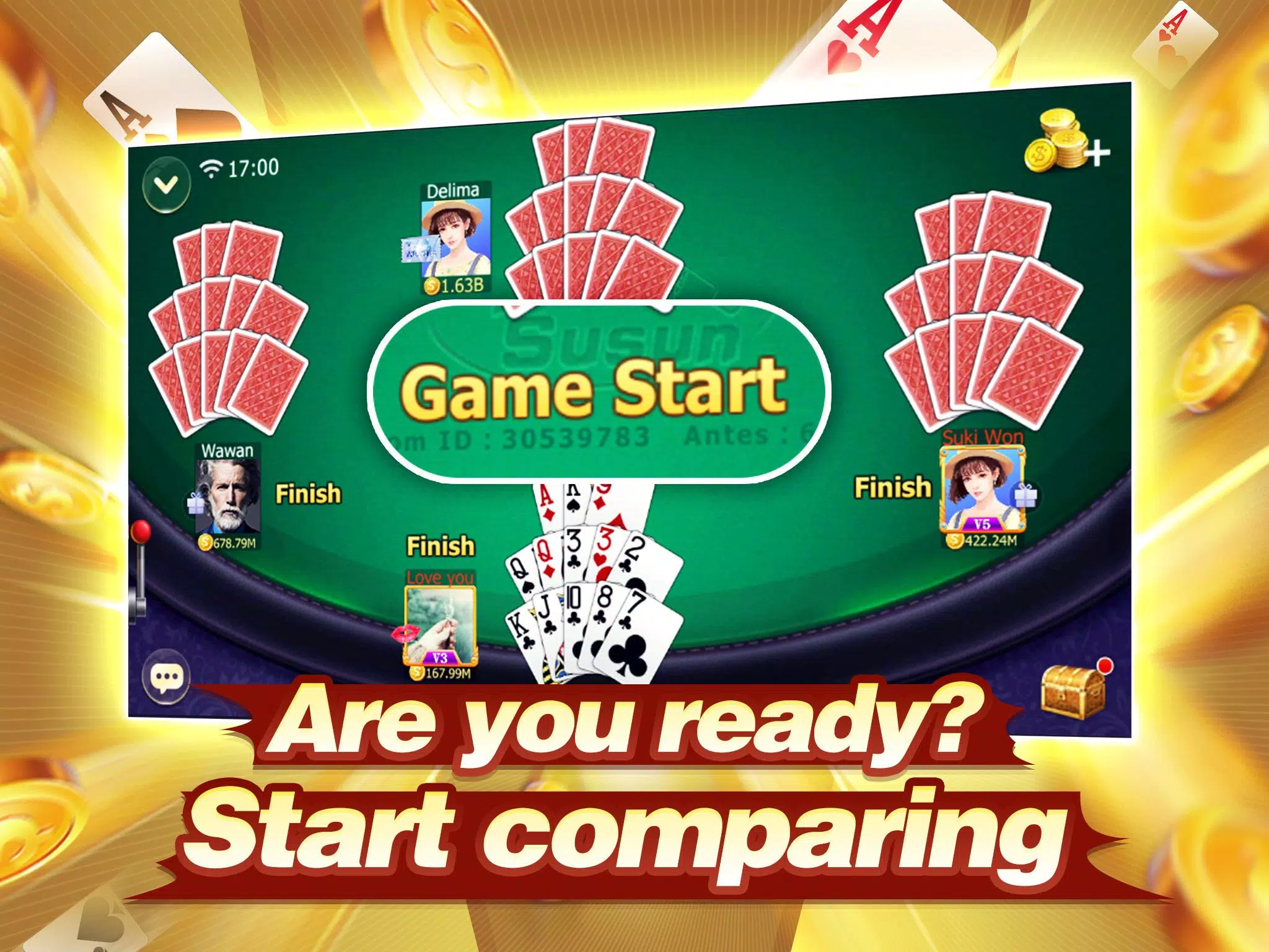 Capsa susun (Capsun) - Chinese Poker應用截圖第0張