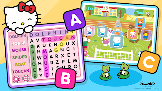 Hello Kitty. Educational Games Captura de tela 2