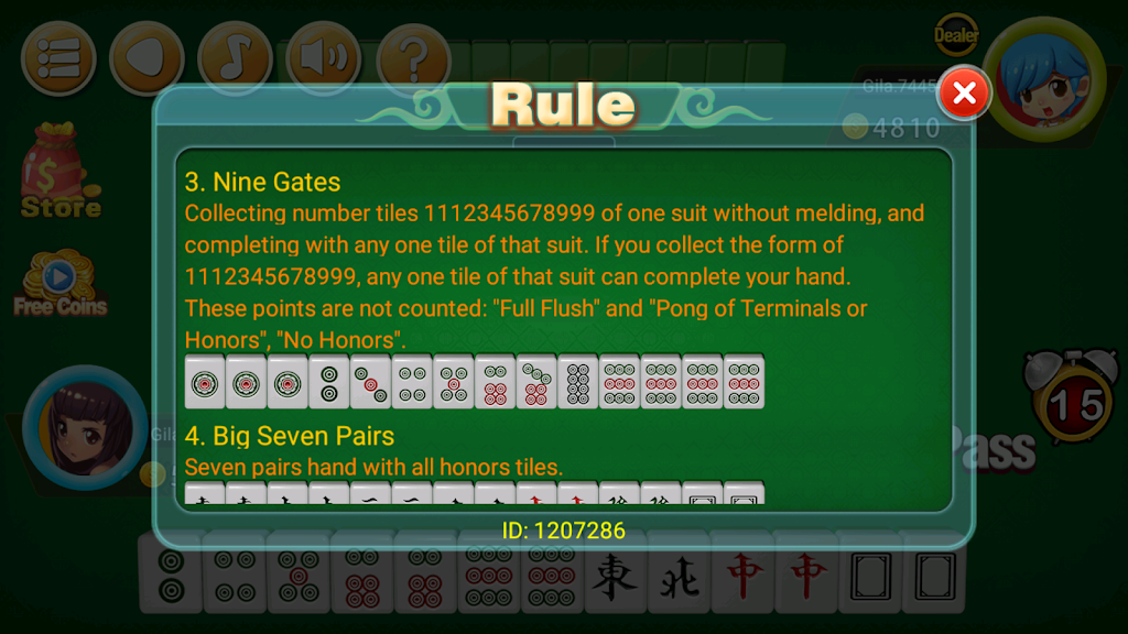 Schermata Mahjong 2P: competition 3