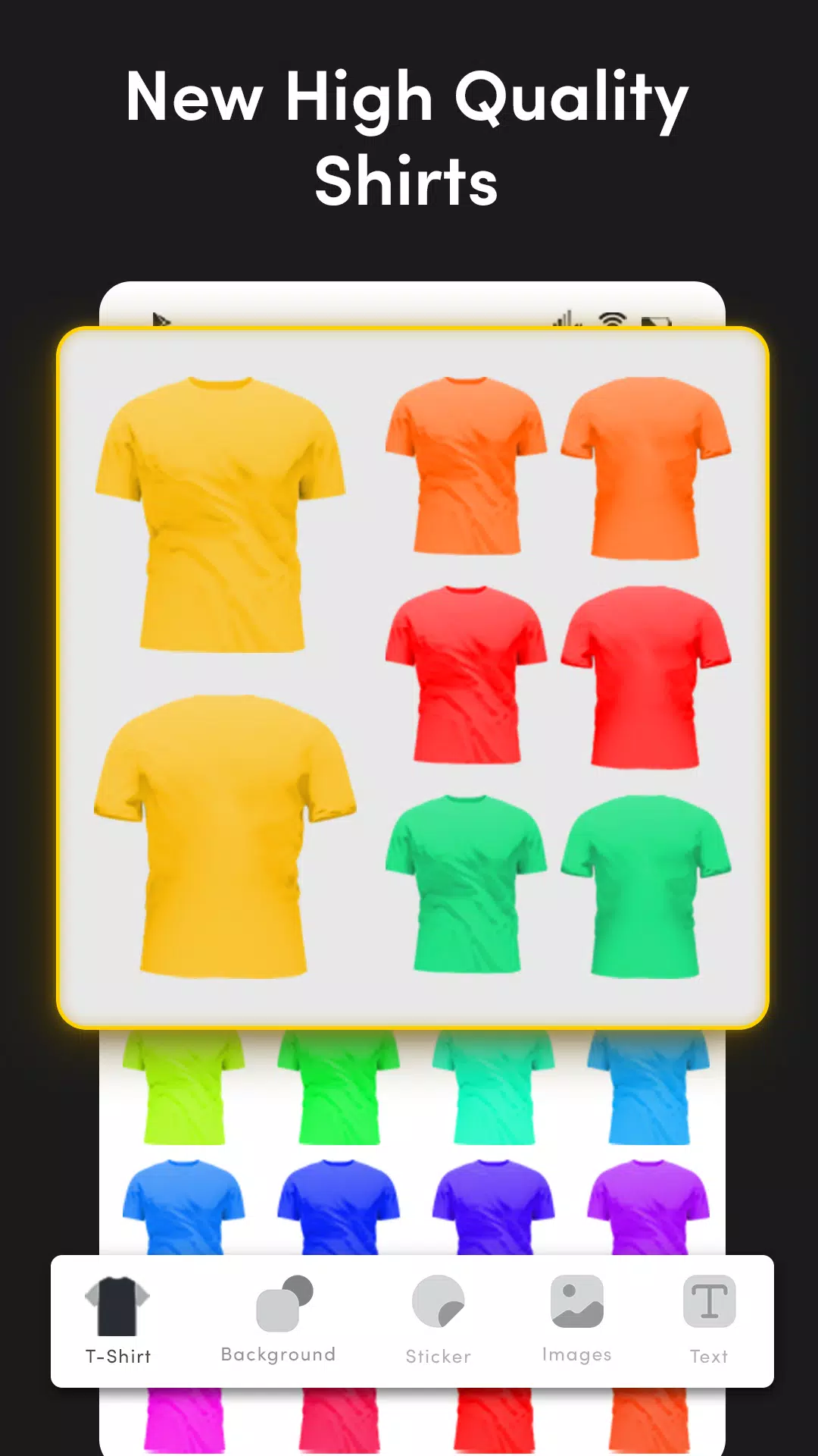 T Shirt Design Maker – YoShirt 스크린샷 2