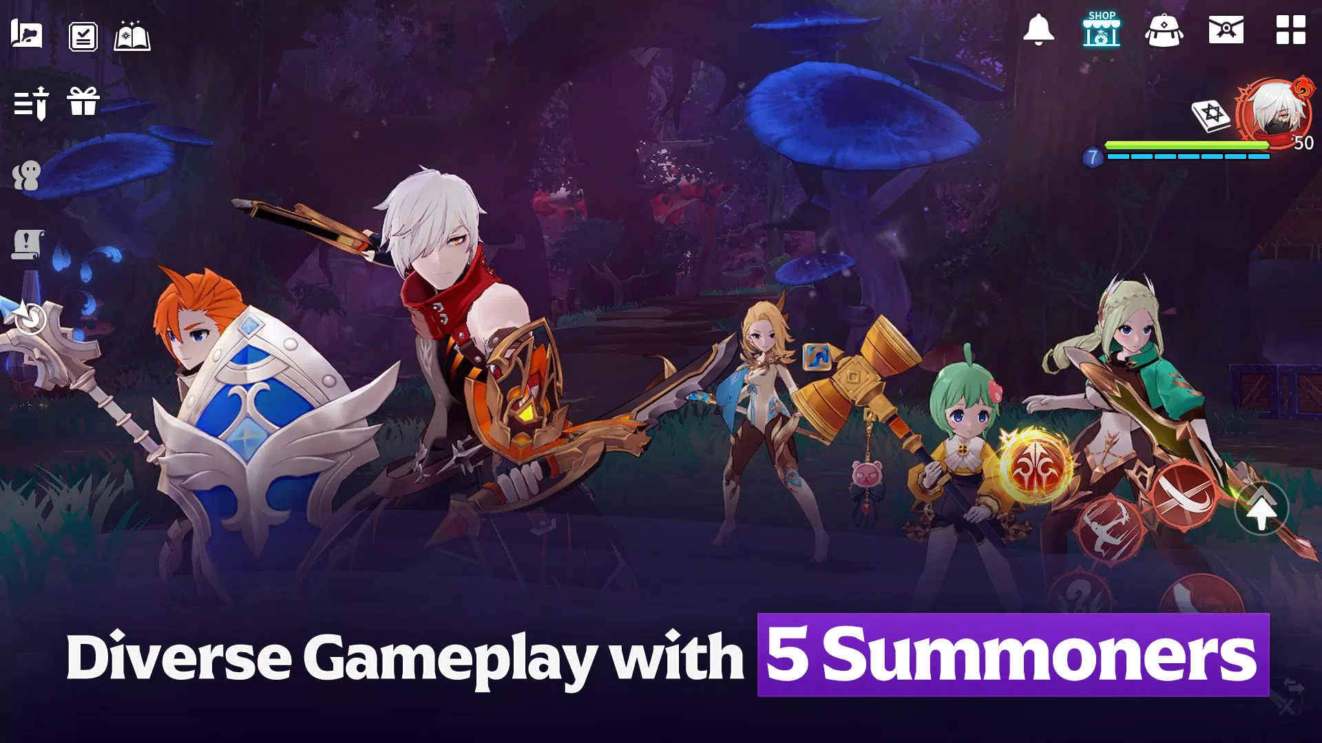 Summoners War: Chronicles ภาพหน้าจอ 2