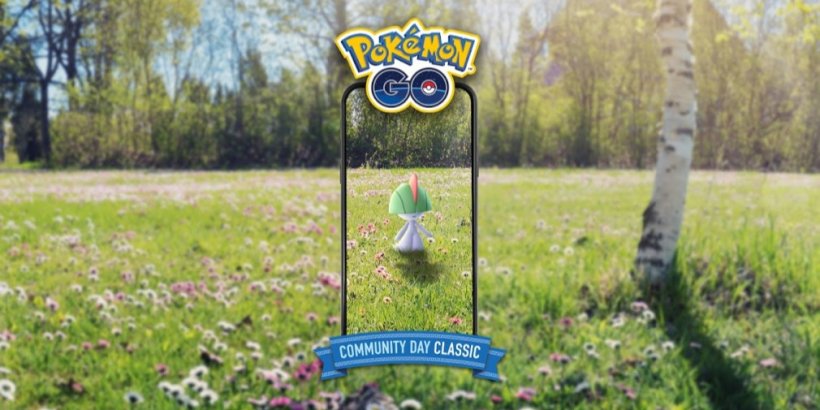 Ralts được chú ý trong sự kiện Cổ điển Ngày Cộng đồng Pokémon Go