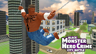 Black Monster Hero City Battle Capture d'écran 3