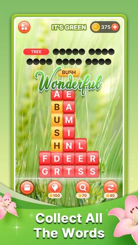 Word Search Block Puzzle Game Ekran Görüntüsü 1