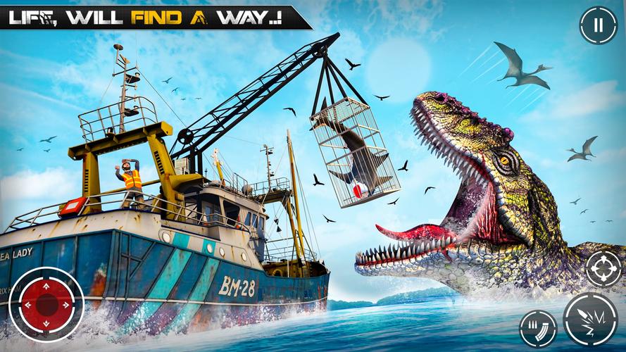 Schermata Dinosaur Hunting Gun Games 1