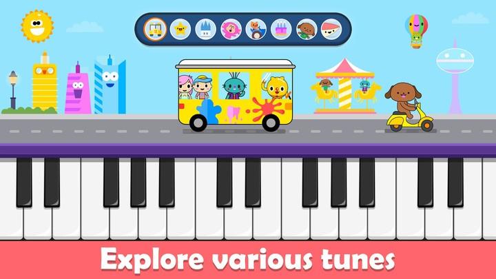 Baby Piano Kids Music Games Tangkapan skrin 0