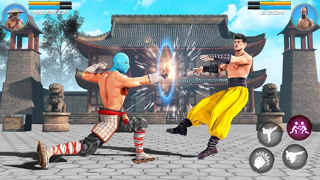 Schermata Kung Fu karate Game Offline 3D Mod 0