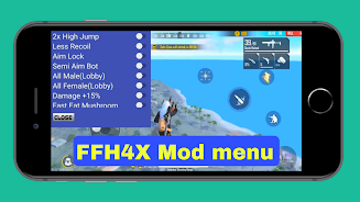 ffh4x mod menu for f fire Ekran Görüntüsü 1