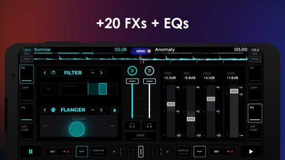 Schermata edjing Mix Pro 2