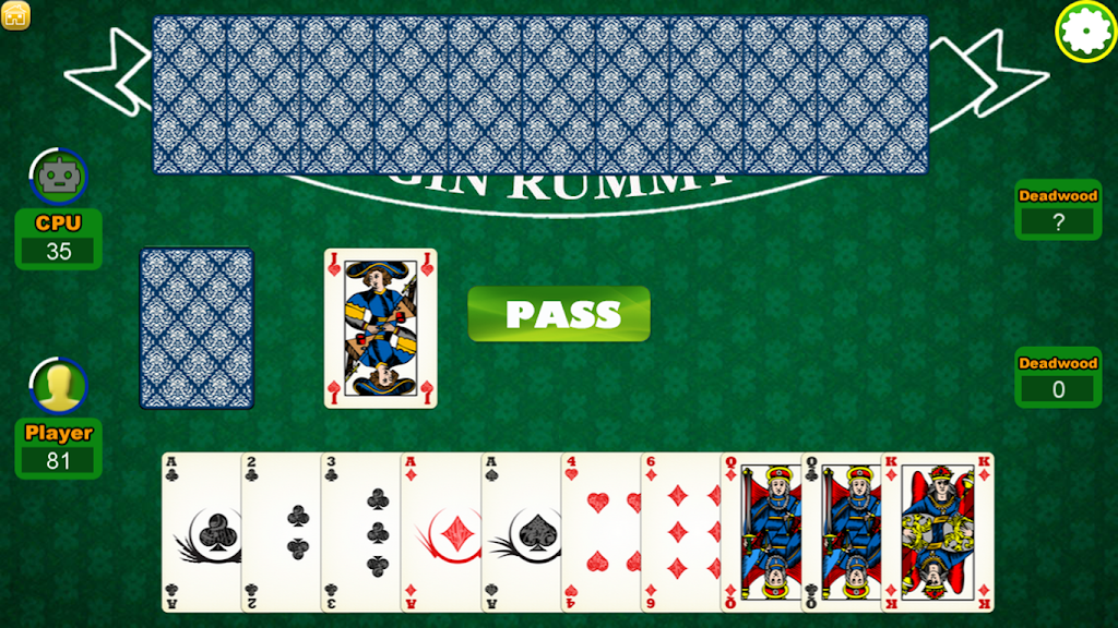 Gin Rummy Pabroton ဖန်သားပြင်ဓာတ်ပုံ 1