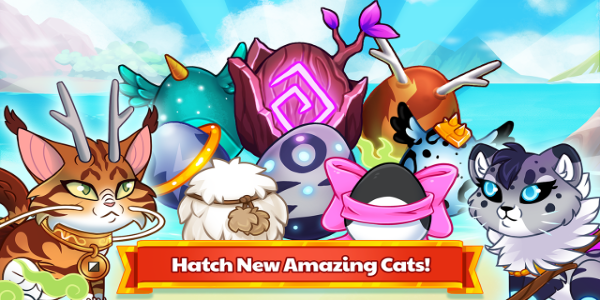 Castle Cats - Idle Hero RPG Schermafbeelding 1