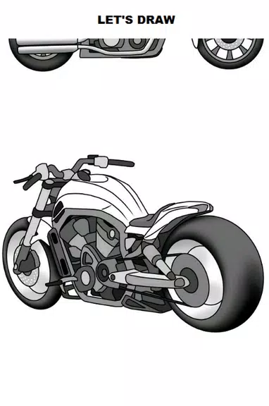 Draw Motorcycles: Cruiser應用截圖第0張