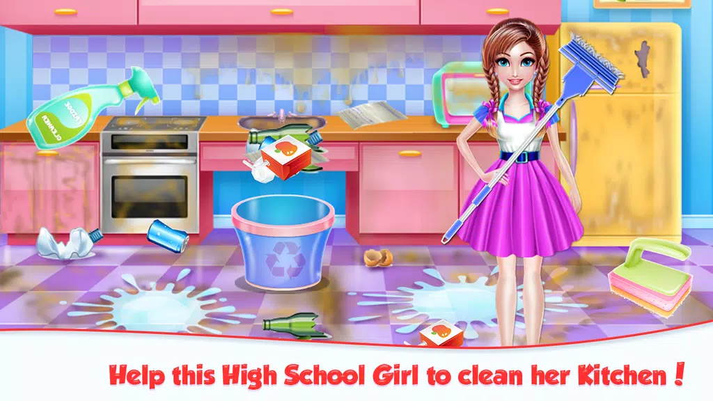 Highschool Girl House Cleaning ภาพหน้าจอ 3