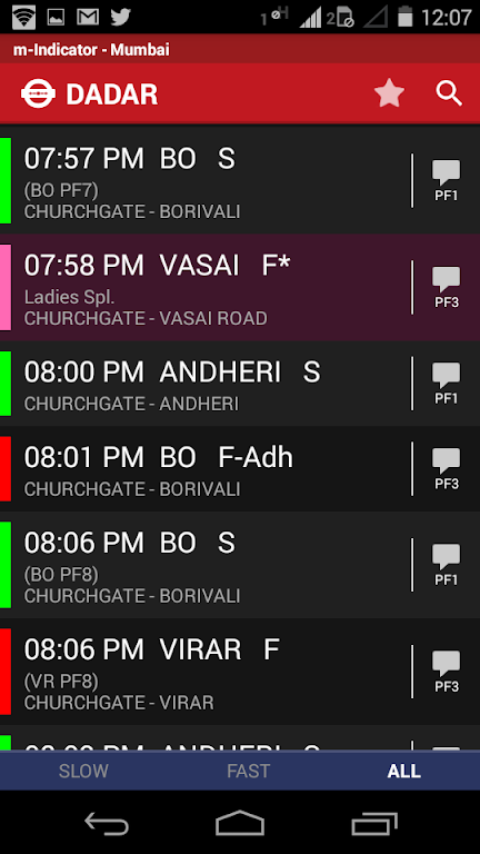 m-Indicator: Mumbai Local Ekran Görüntüsü 3