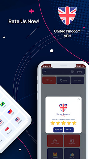 UK Vpn Get United Kingdom IP Capture d'écran 3