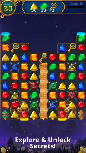 Jewels Magic: Mystery Match3 Capture d'écran 2