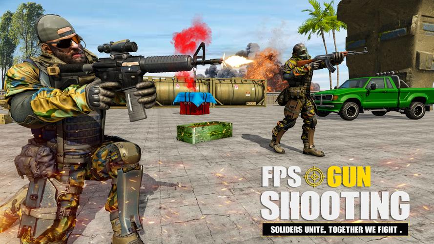 Gun Games Offline 3D Shooting Capture d'écran 2