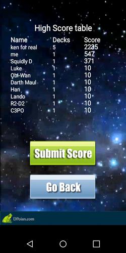 21 Solitaire Game ဖန်သားပြင်ဓာတ်ပုံ 1