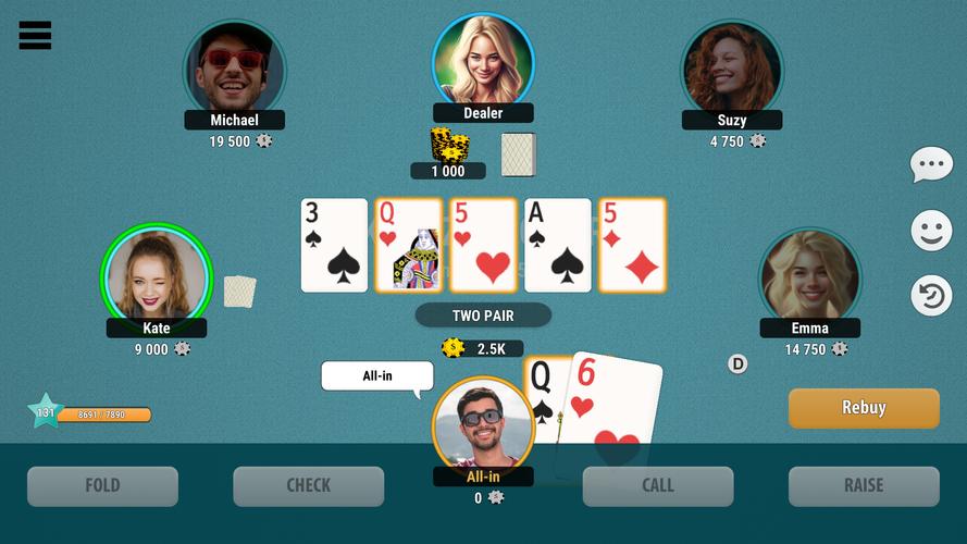 Kindza Poker স্ক্রিনশট 1