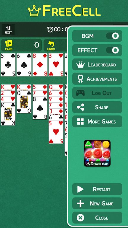 FreeCell - Classic Card Game Zrzut ekranu 3