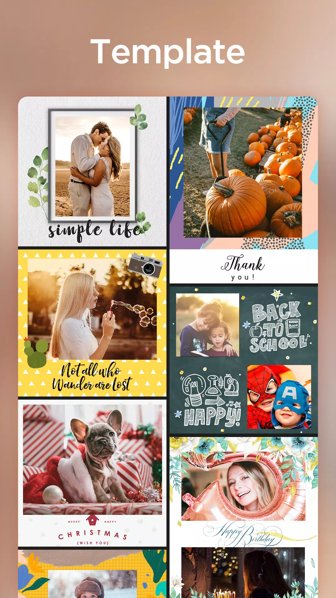 Collage Maker & Photo Editor Zrzut ekranu 3