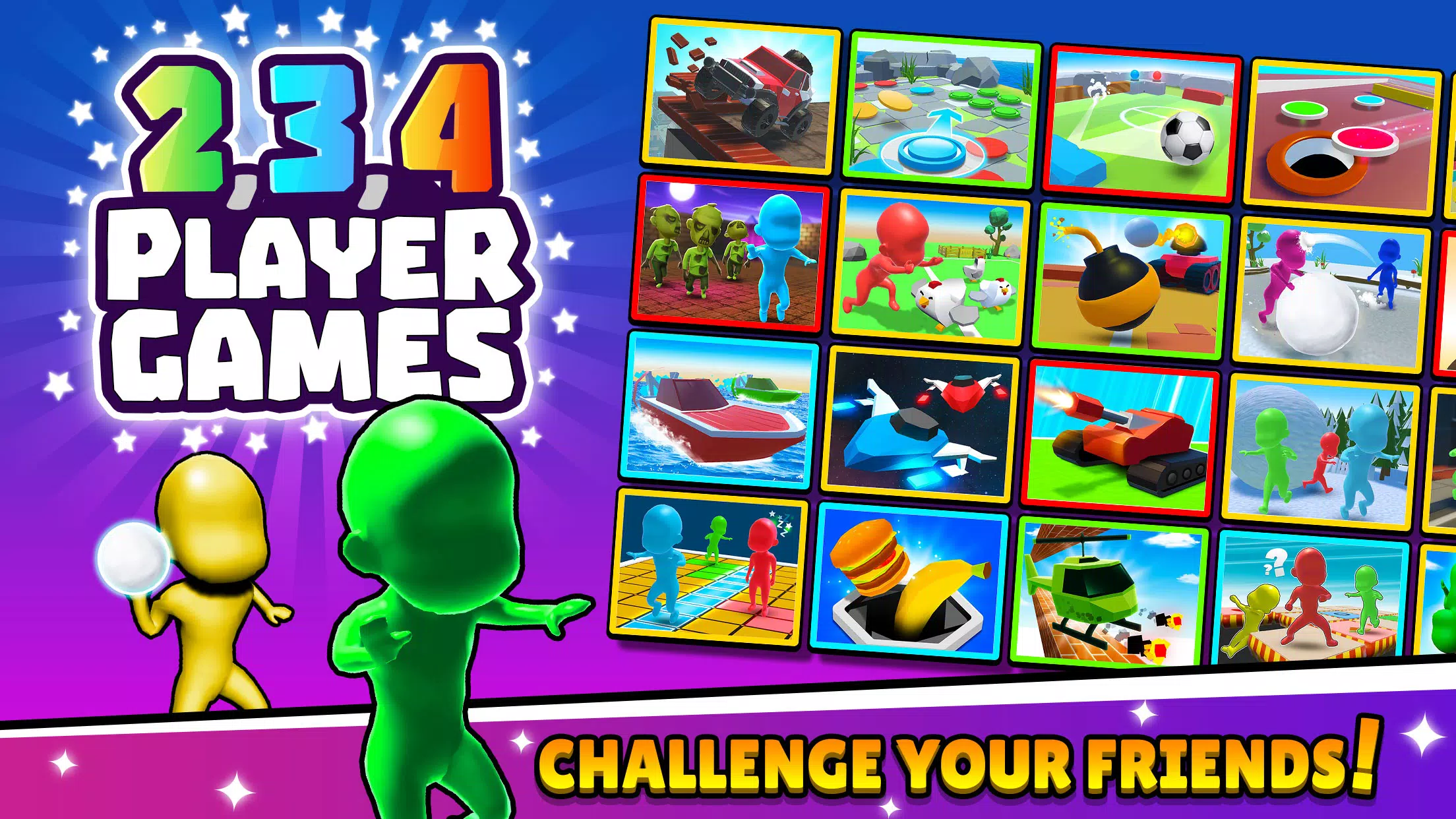 TwoPlayerGames 2 3 4 Player Скриншот 0