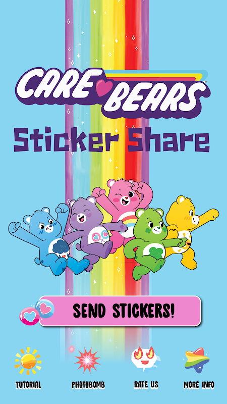 Care Bears Sticker Share 스크린샷 1