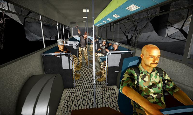 Army Bus Driving Simulator Capture d'écran 2