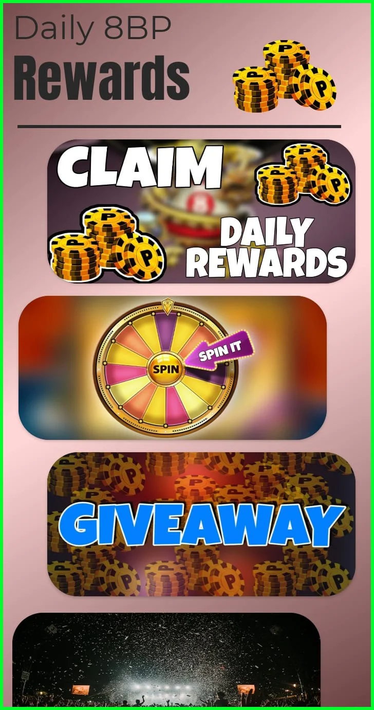 8Ball Pool free coins & cash rewards स्क्रीनशॉट 2