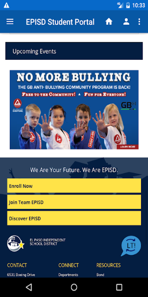 Episd Student portal 스크린샷 2