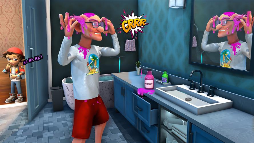 Virtual Angry Dad Simulator Tangkapan skrin 3