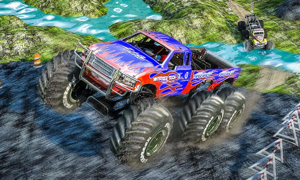 Monster 4x4 Offroad Jeep Stunt Racing 2019 ภาพหน้าจอ 0