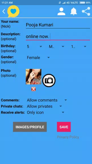 Indian Girls Chat應用截圖第3張