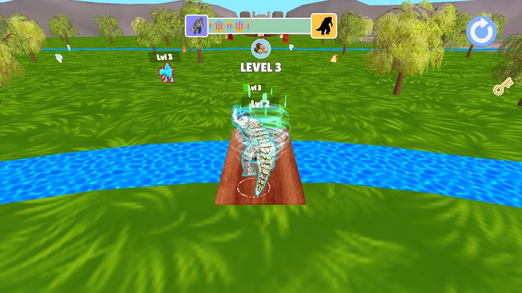 Dino Evolution - Rise & Fight Mod ဖန်သားပြင်ဓာတ်ပုံ 0
