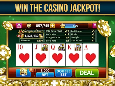 Video Poker Play Poker Offline Скриншот 0