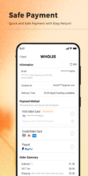 Wholee - Online Shopping App Скриншот 2