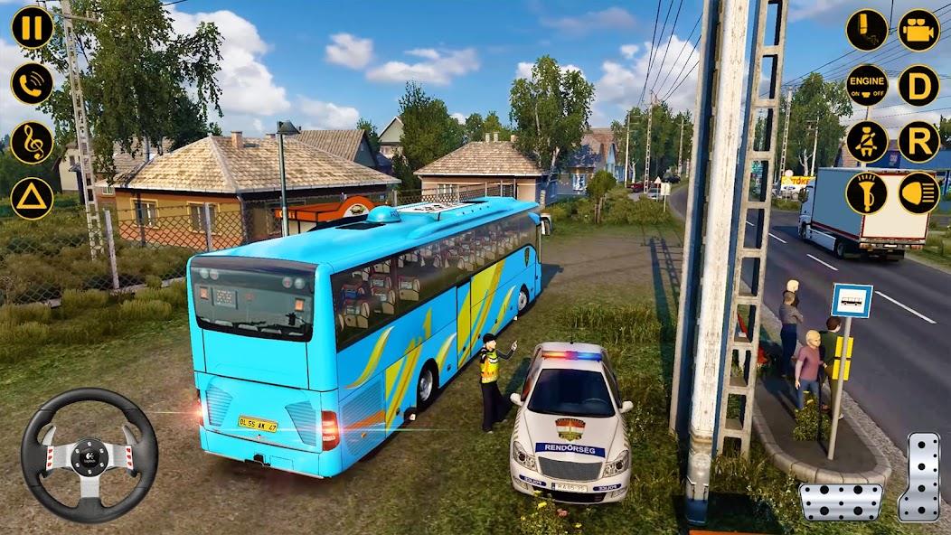 Coach Bus Simulator Games Mod Tangkapan skrin 3