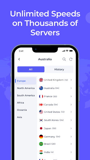 iSharkVPN - Secure & Super Vpn スクリーンショット 2