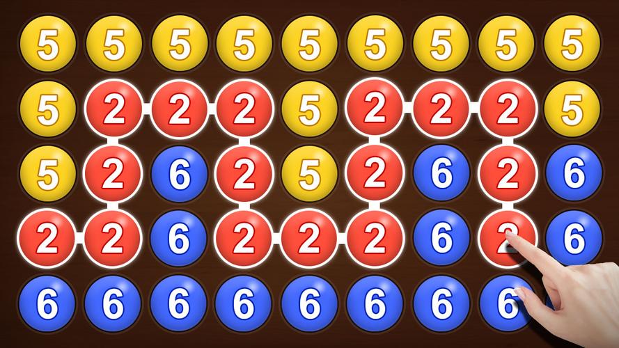 Merge bubble - Number game Screenshot 1