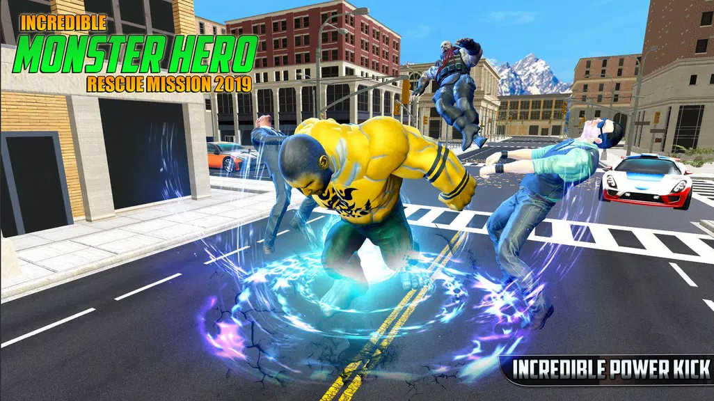 Incredible Monster Superhero Crime City 2018 Captura de pantalla 0