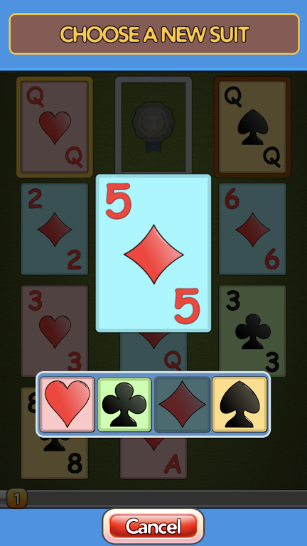 One Stack Solitaire: Free Card Game Captura de pantalla 1
